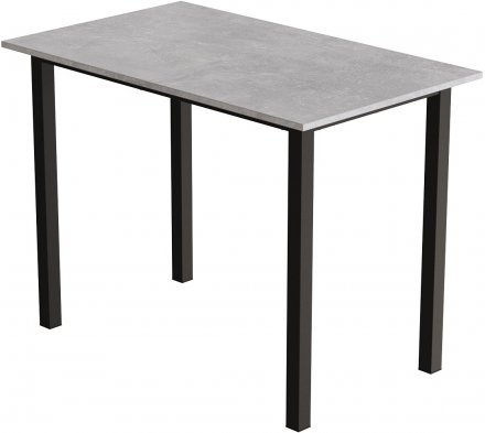 Стіл універсальний Knap Ferrum-decor 750x1400x700 Чорний метал ДСП Бетон 16 мм (FRD-106384)