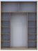 Шафа купе Doros G-Caiser Дуб Евок 2 ДСП / 3 частини 180х60х240 (DRS-011616) Шафа купе Doros G-Caiser Дуб Евок 2 ДСП / 3 частини 180х60х240 (DRS-011616)