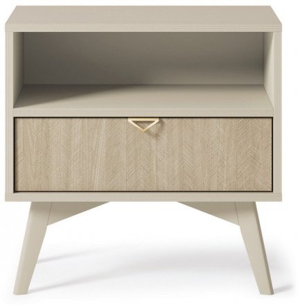 Тумба приліжкова Perfect Home Форест / Forest S54 з 1 шухлядою Беж пісочний/ялиця сканді (PFH-091486) Тумба приліжкова Perfect Home Форест / Forest S54 з 1 шухлядою Беж пісочний/ялиця сканді (PFH-091486)