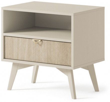 Тумба приліжкова Perfect Home Форест / Forest S54 з 1 шухлядою Беж пісочний/ялиця сканді (PFH-091486) Тумба приліжкова Perfect Home Форест / Forest S54 з 1 шухлядою Беж пісочний/ялиця сканді (PFH-091486)