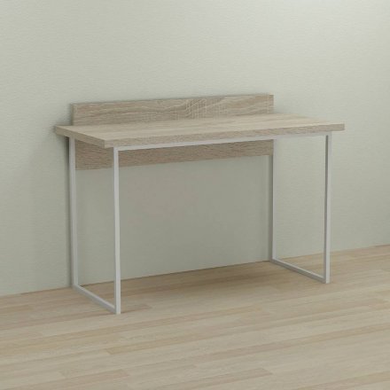 Письмовий стіл Ferrum-decor Скай 76x100x60 білий ДСП Дуб Сонома 32мм (FRD-101067)