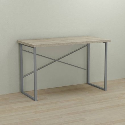 Письмовий стіл Ferrum-decor Дейв 76x100x60 сірий ДСП Дуб Сонома 32мм (FRD-102364)