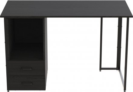 Комп'ютерний стіл Ferrum-decor Отто 75x120x70 чорний ДСП Сосна Кембра 16мм (FRD-103595) Комп'ютерний стіл Ferrum-decor Отто 75x120x70 чорний ДСП Сосна Кембра 16мм (FRD-103595)