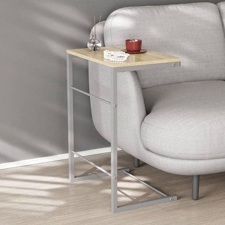 Столик приставний Террі Ferrum-decor 650x440x330 Сірий метал ДСП Дуб Сонома 16 мм (FRD-104665) Столик приставний Террі Ferrum-decor 650x440x330 Сірий метал ДСП Дуб Сонома 16 мм (FRD-104665)