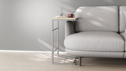 Столик приставний Террі Ferrum-decor 650x440x330 Сірий метал ДСП Дуб Сонома 16 мм (FRD-104665) Столик приставний Террі Ferrum-decor 650x440x330 Сірий метал ДСП Дуб Сонома 16 мм (FRD-104665)
