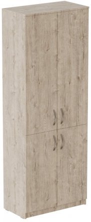 Шафа Анжело Ferrum-decor на 5 полиць із 4 дверима 1900x700x380 ДСП Дуб Сан-Марино 16 мм (FRD-105038)