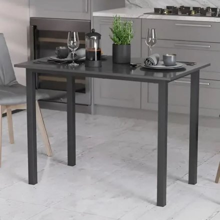 Стіл універсальний Knap Ferrum-decor 750x1400x700 Чорний метал ДСП Сосна Кембра 16 мм (FRD-106385)