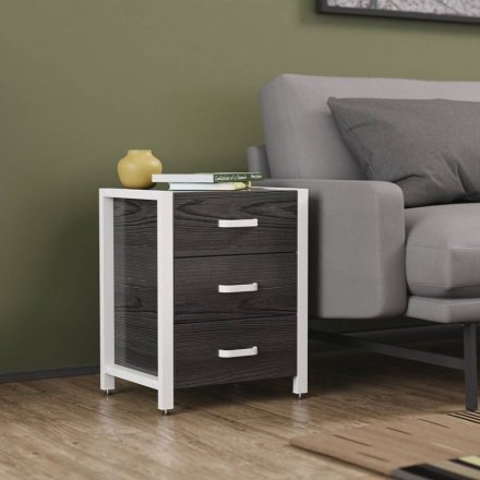 Тумба універсальна Ferrum-decor Вів'єн 3 50x41x40 білий ДСП Сосна Кембра 16мм (FRD-104195)