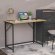 Стіл розкладний Моріс Ferrum-decor 750x1000x600 Чорний метал ДСП Дуб Артизан 16 мм (FRD-104674)