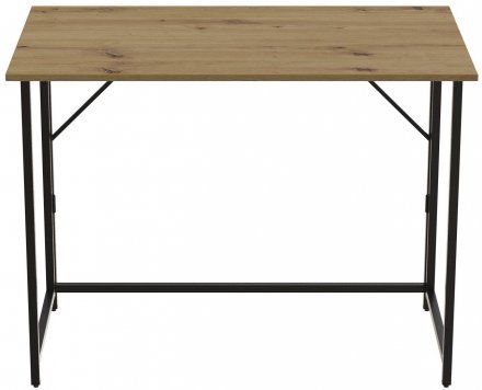 Стіл розкладний Моріс Ferrum-decor 750x1000x600 Чорний метал ДСП Дуб Артизан 16 мм (FRD-104674)
