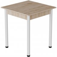 Стіл кухонний Ferrum-decor Агата 75x80x80 Білий ДСП Сан-Марино 16мм (FRD-105635) Стіл кухонний Ferrum-decor Агата 75x80x80 Білий ДСП Сан-Марино 16мм (FRD-105635)