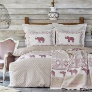 Постільна білизна ранфорс Faustina pembe рожевий полуторна svt-2000022284790