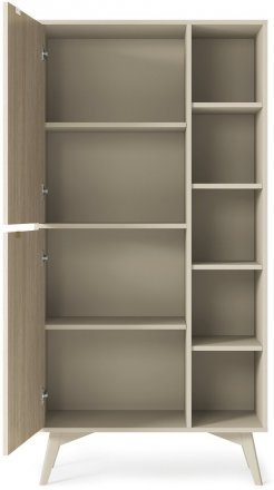 Стелаж Perfect Home Форест / Forest RG80 2-дверний Беж пісочний/ялиця сканді (PFH-091480) Стелаж Perfect Home Форест / Forest RG80 2-дверний Беж пісочний/ялиця сканді (PFH-091480)