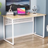Комп'ютерний стіл Ferrum-decor Майк 75x140x60 білий ДСП Дуб Сан-Марино 16мм (FRD-101320)
