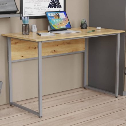 Комп'ютерний стіл Ferrum-decor Коді 75x120x70 сірий ДСП Дуб Сан-Марино 16мм (FRD-101694)