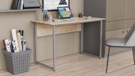 Комп'ютерний стіл Ferrum-decor Коді 75x120x70 сірий ДСП Дуб Сан-Марино 16мм (FRD-101694)