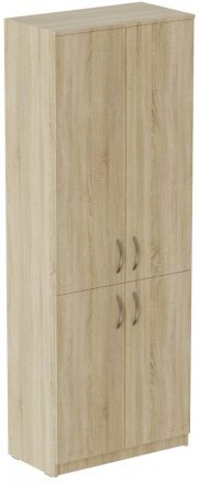 Шафа Анжело Ferrum-decor на 5 полиць із 4 дверима 1900x700x380 ДСП Дуб Сонома 16 мм (FRD-105040)