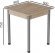 Стіл кухонний Ferrum-decor Агата 75x80x80 Сірий ДСП Сан-Марино 16мм (FRD-105636) Стіл кухонний Ferrum-decor Агата 75x80x80 Сірий ДСП Сан-Марино 16мм (FRD-105636)